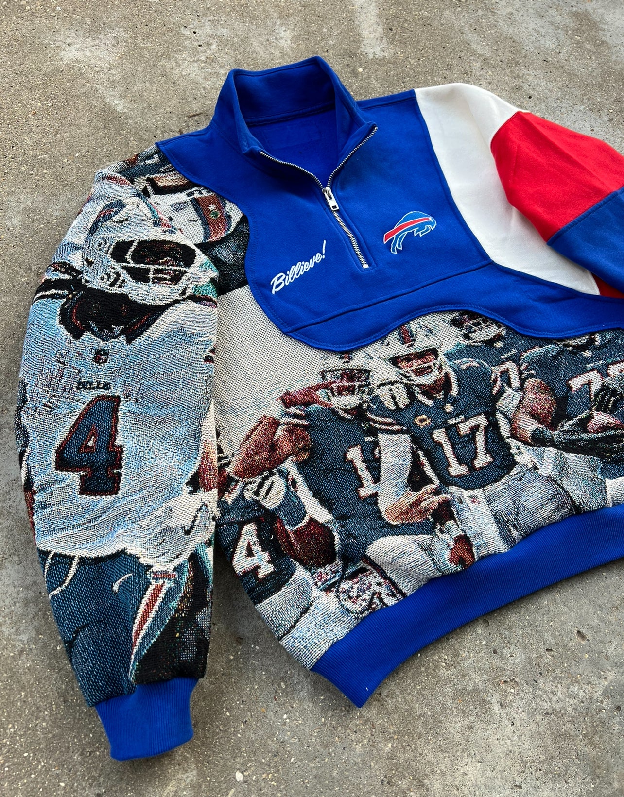Buffalo Bills 1/4 Zip Rework (L)