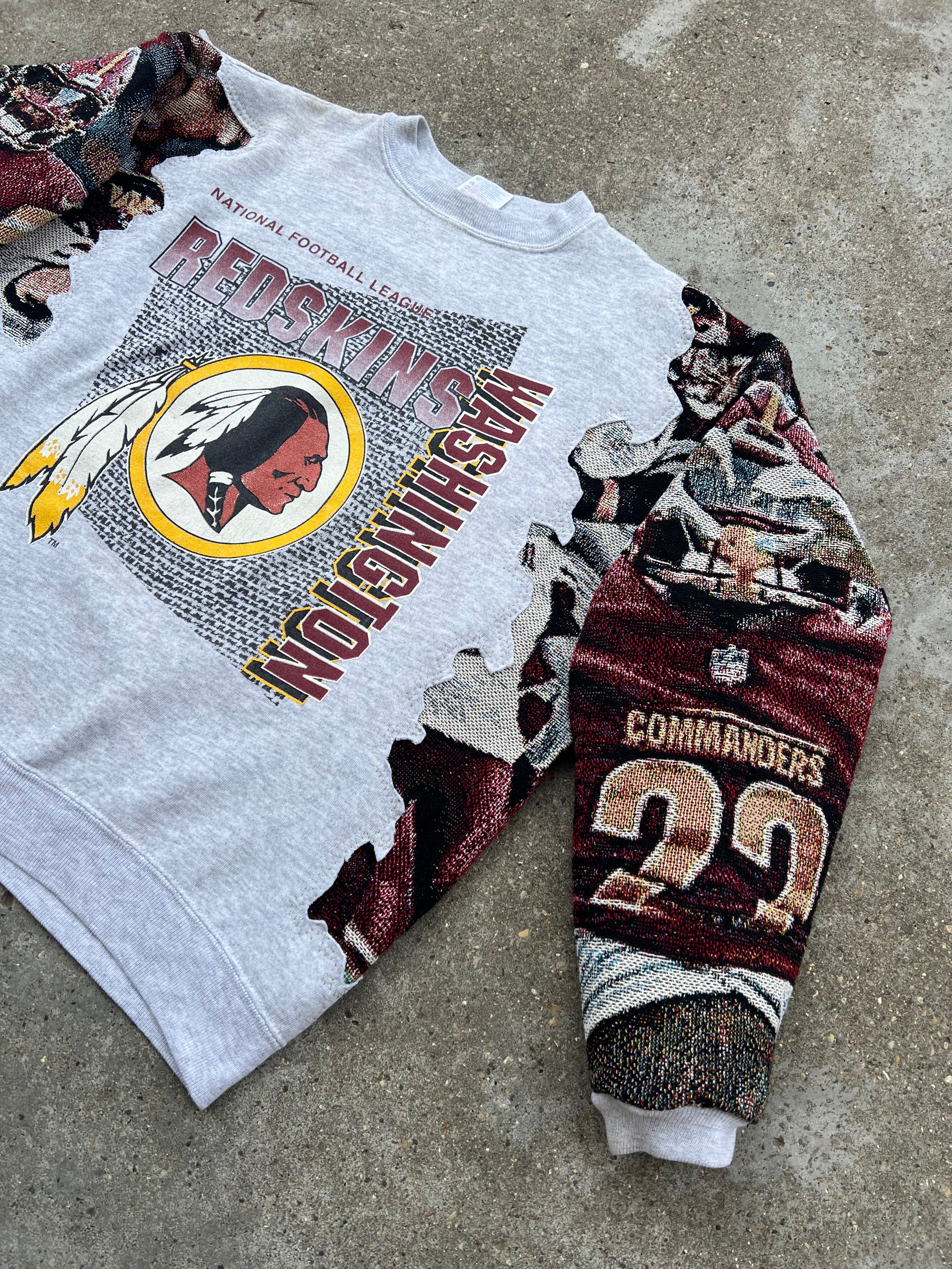 Reworked Vintage Redskins/Commanders Crewneck (Boxy M) *see note