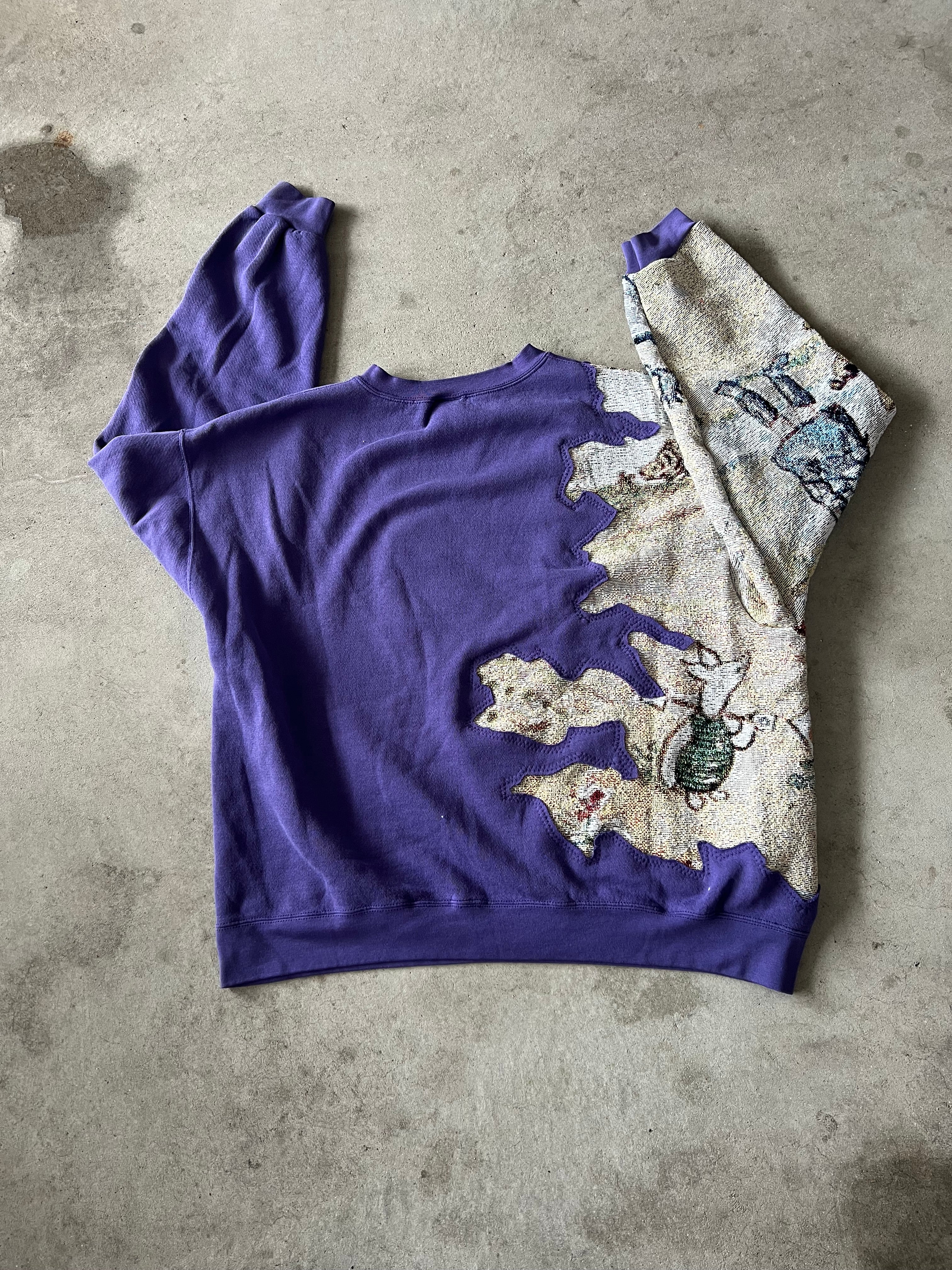 Vintage Reworked Pooh Bear Eeyore Crewneck (XL)