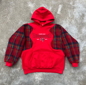Vintage Buccaneers x Fleece Hoodie (L/XL)