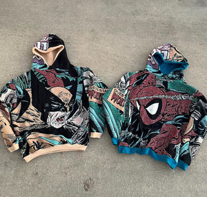 Wolverine x Spidey Hoodie (multiple sizes)