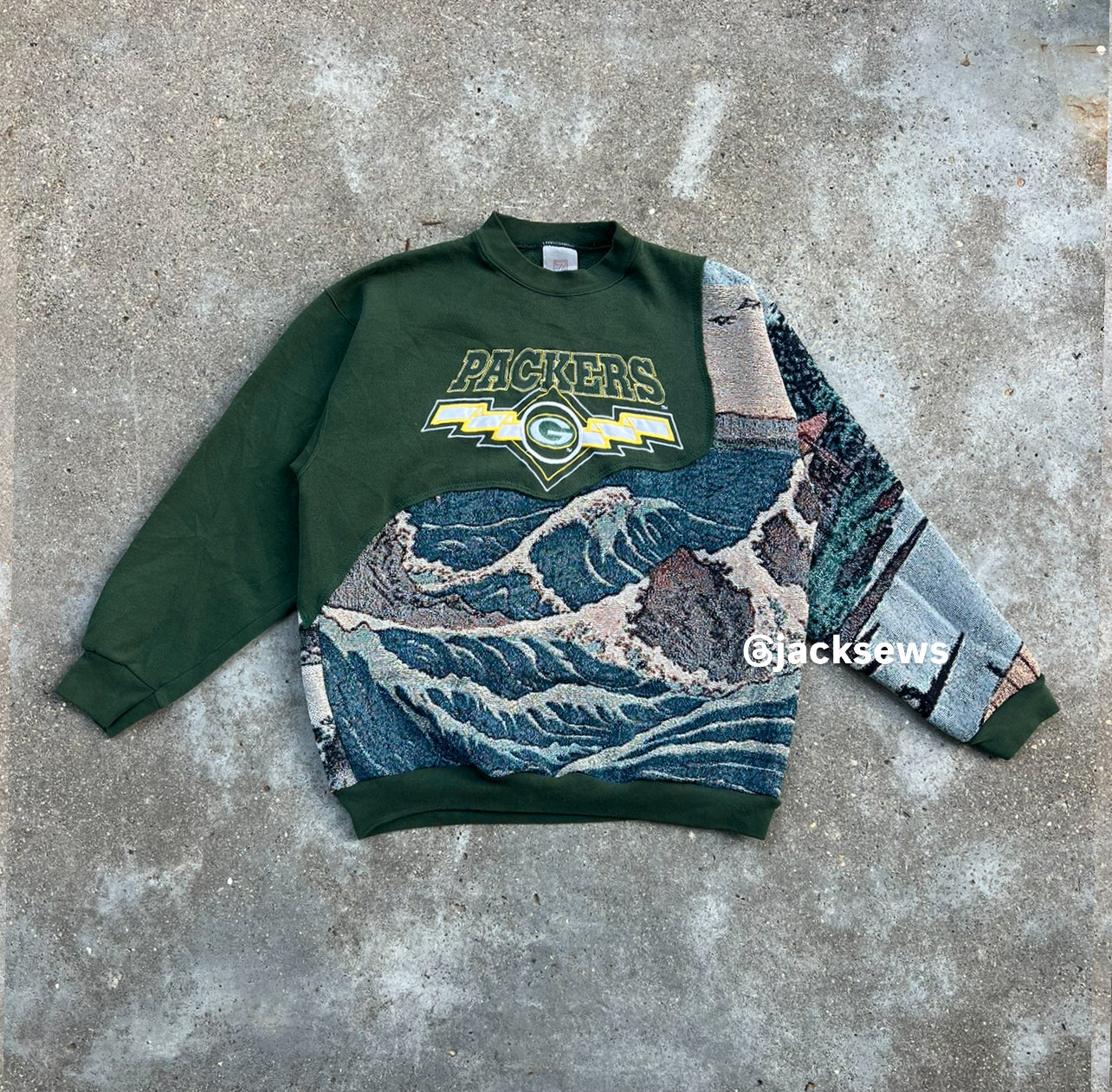 Reworked Vintage Packers Crewneck (M/L)