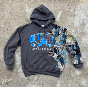 Cutout Detroit Lions Hoodie (multiple sizes)