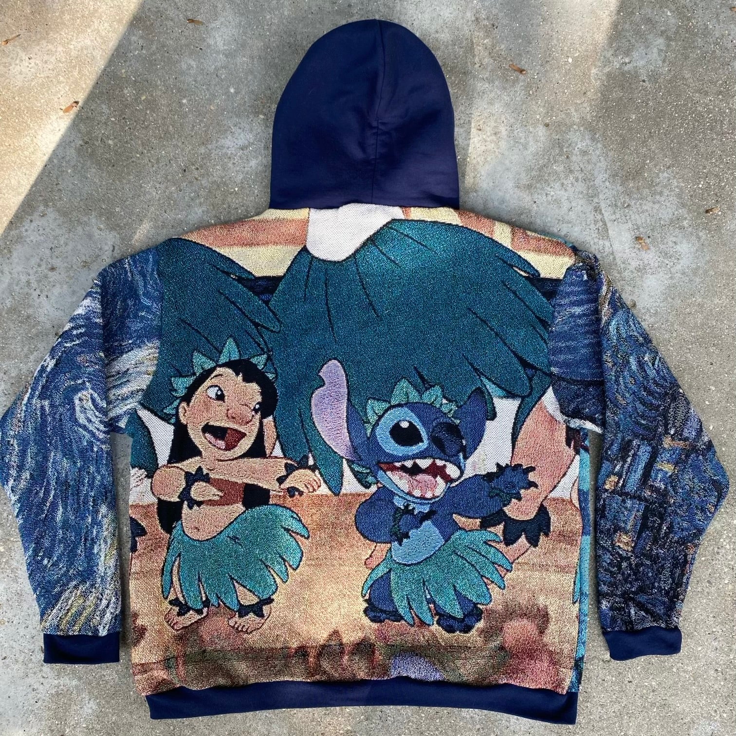 Lilo and Stitch // Starry Night Hoodie (XL/XL)