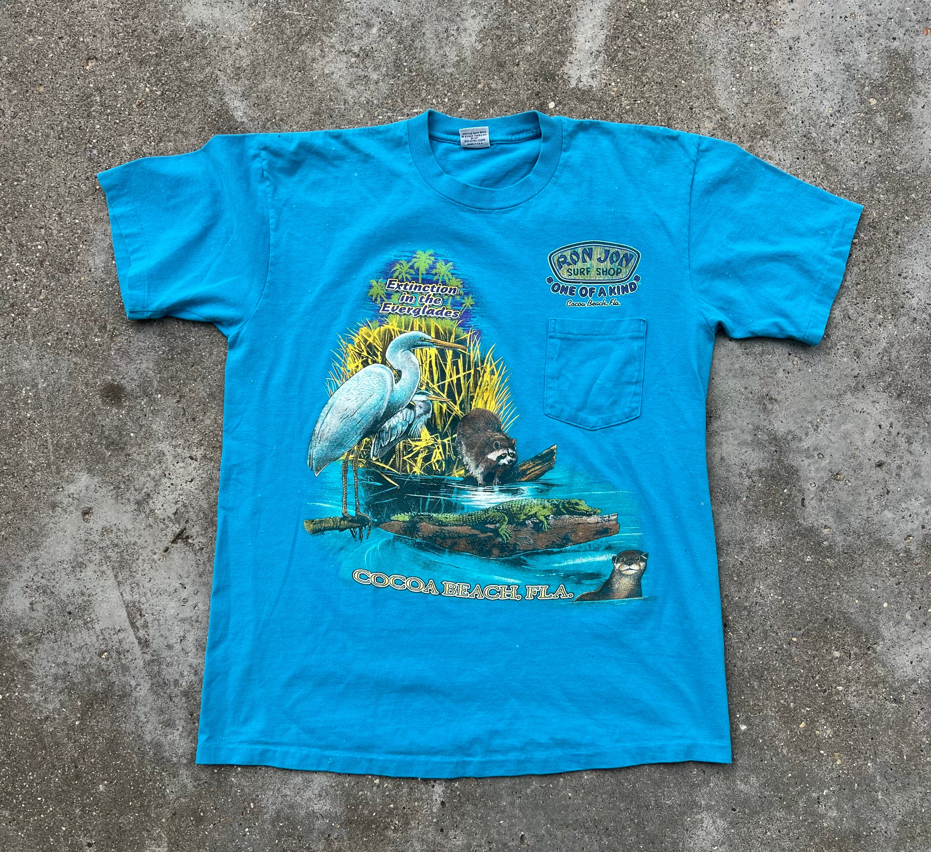 Vintage Everglades Ron Jon Surf Shop Tee (L)