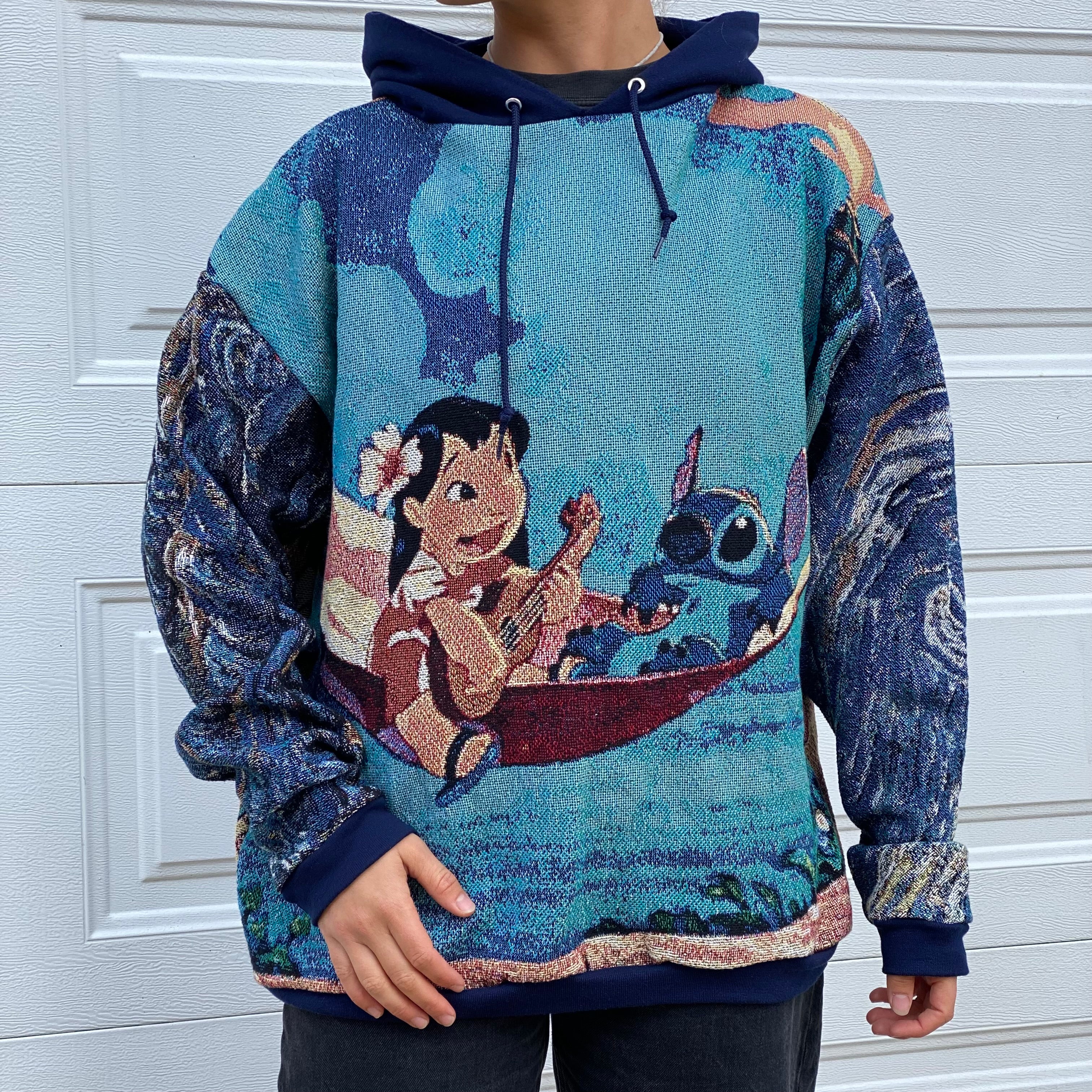 Lilo and Stitch // Starry Night Hoodie (XL/XL)