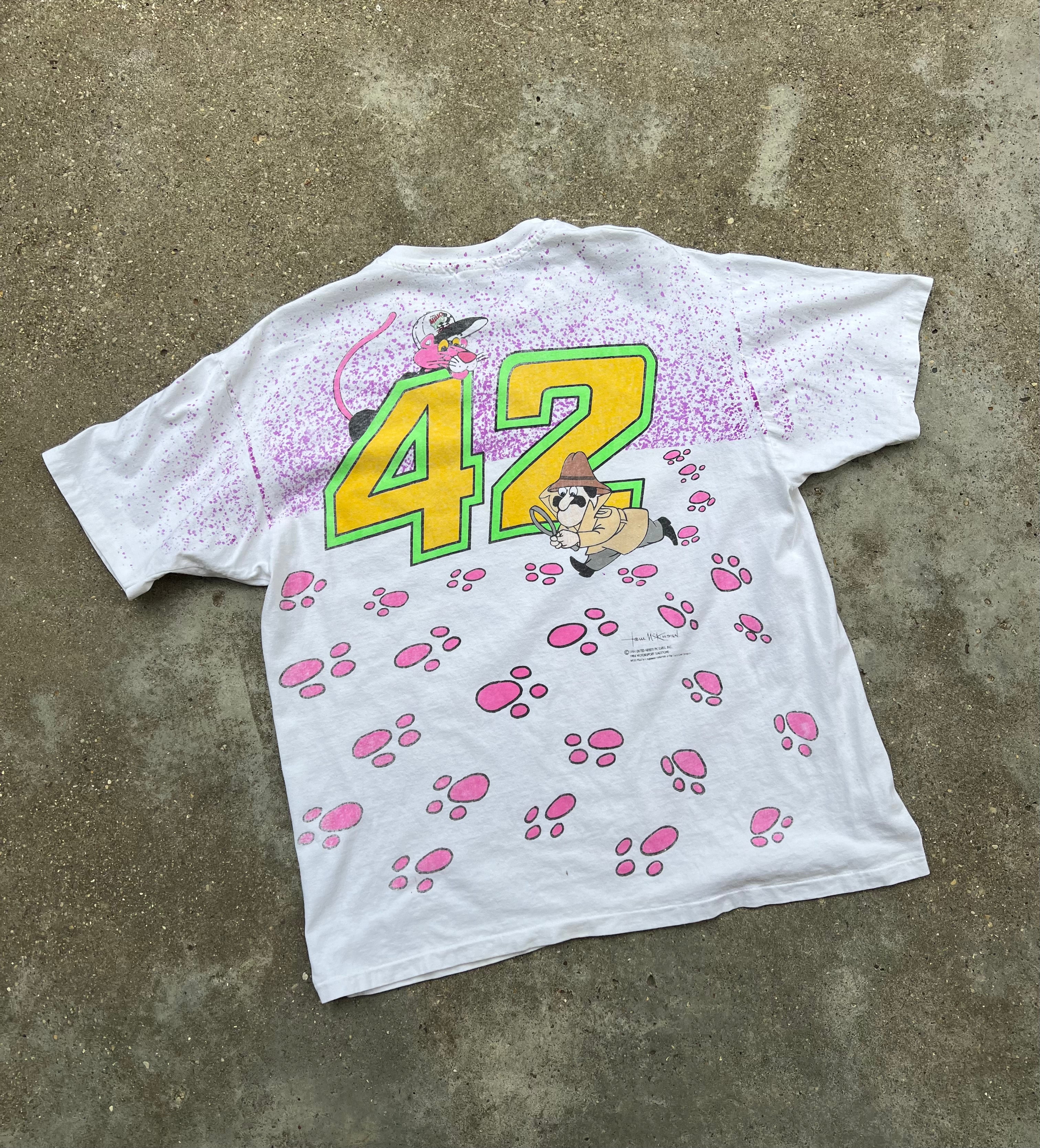 Kyle Petty Pink Panther Vintage NASCAR Tee 1994 (XL)