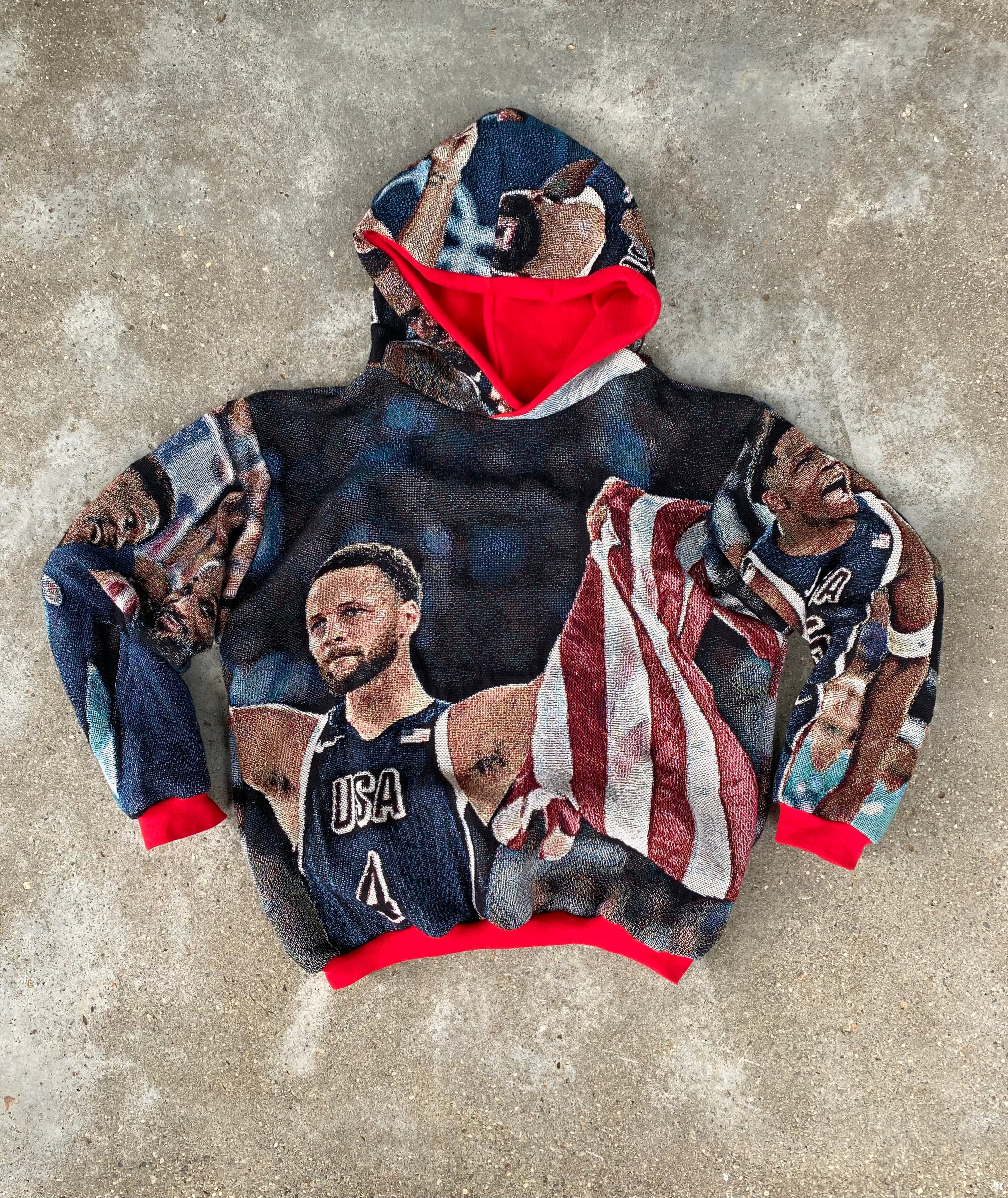 Curry USA Flag Hoodie