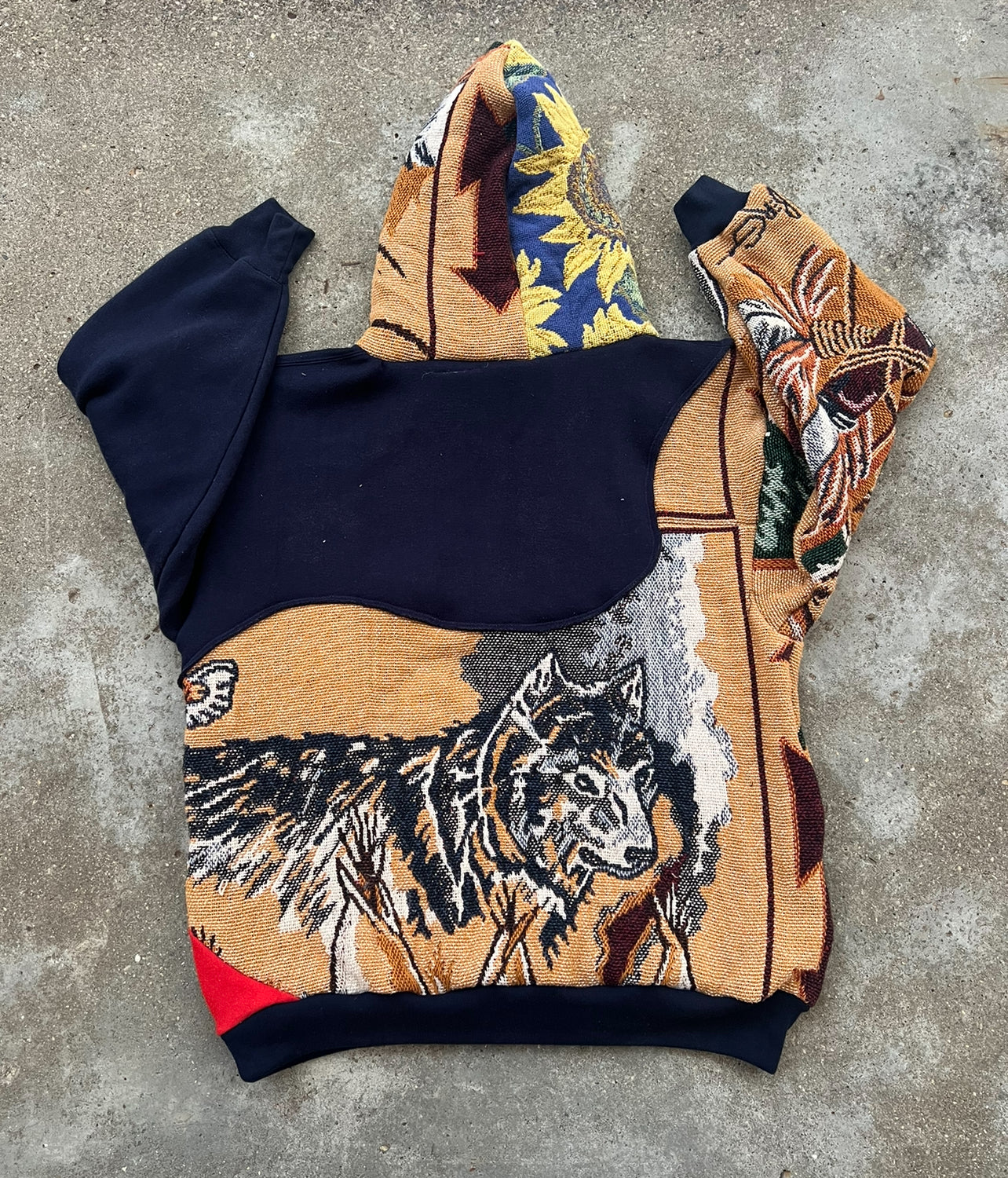 Vintage Timberland x Nature Blanket Hoodie (XL)