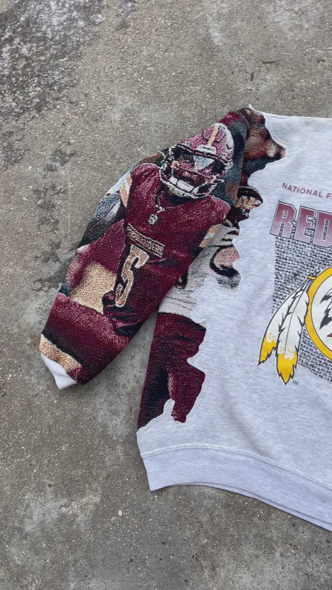 Reworked Vintage Redskins/Commanders Crewneck (Boxy M) *see note