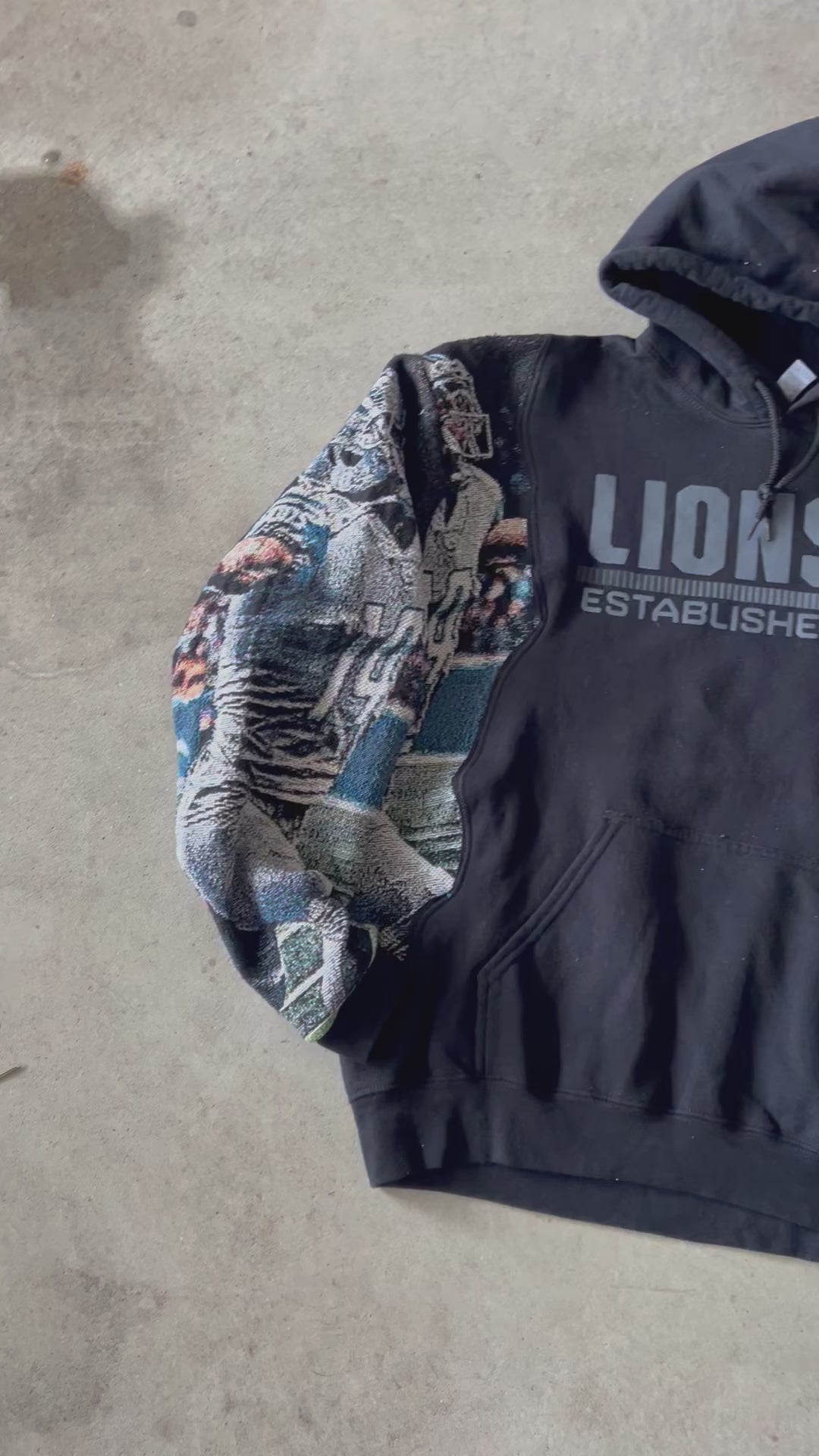 Reworked Detroit Lions Hoodie (M) *see note